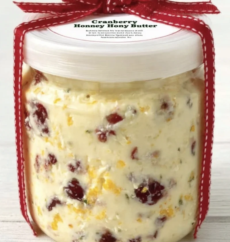 Holiday Cranberry Honey Butter Spread