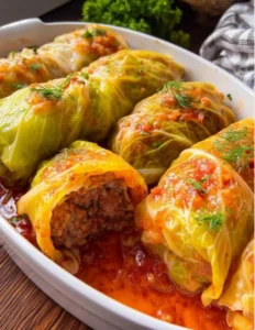 🥬🍅Homemade Stuffed Cabbage Rolls ✨
