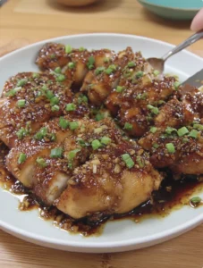 Honey garlic chicken ! Dinner ready in 15 minutes