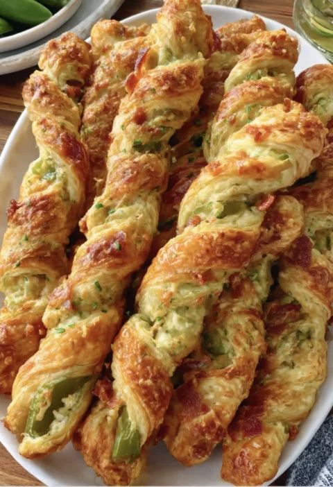 Jalapeo Popper Puff Pastry Twists