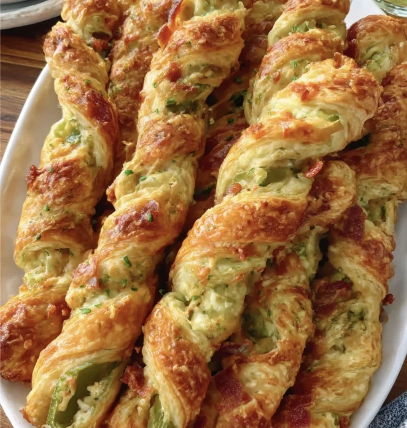 Jalapeo Popper Puff Pastry Twists