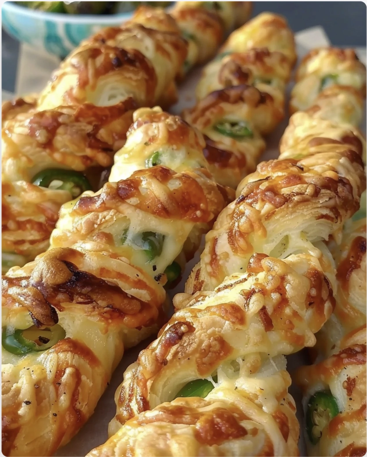 Jalapeo Popper Puff Pastry Twists