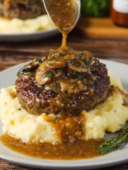 Juicy Savory Salisbury Steak