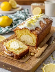 🍋🤍 Keto Lemon Cream Cheese Loaf ✨