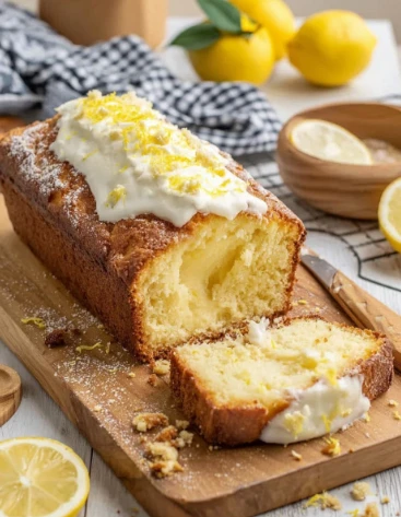 Keto Lemon Cream Cheese Loaf