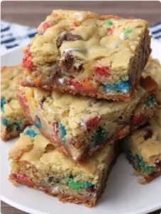 Lazy Cake Cookies bars