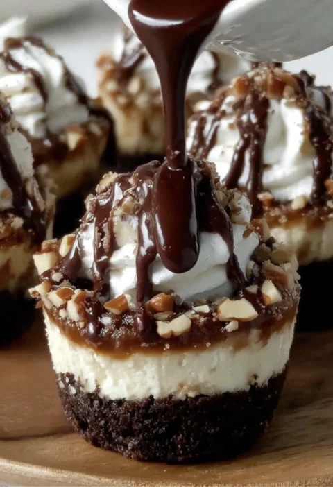 Loaded Brownie Cheesecake Cup