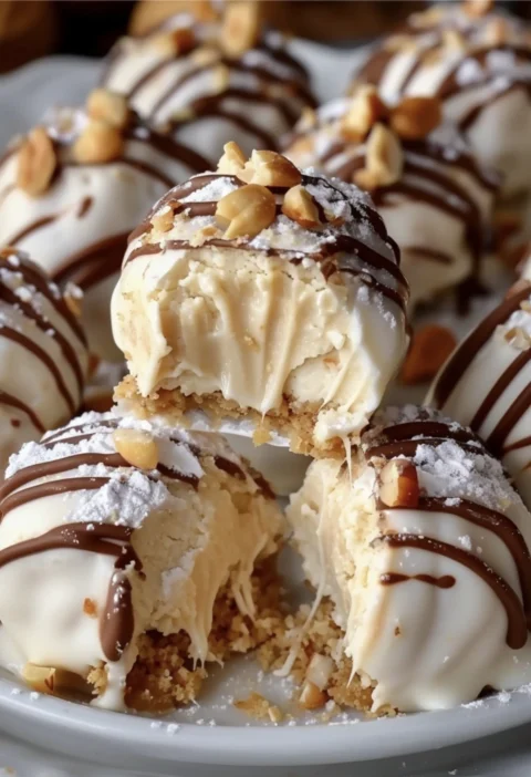 Nobake Peanut Butter Cheesecake Balls