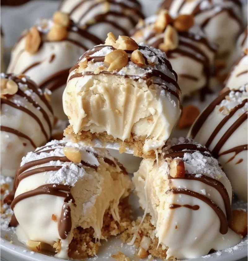 Nobake Peanut Butter Cheesecake Balls