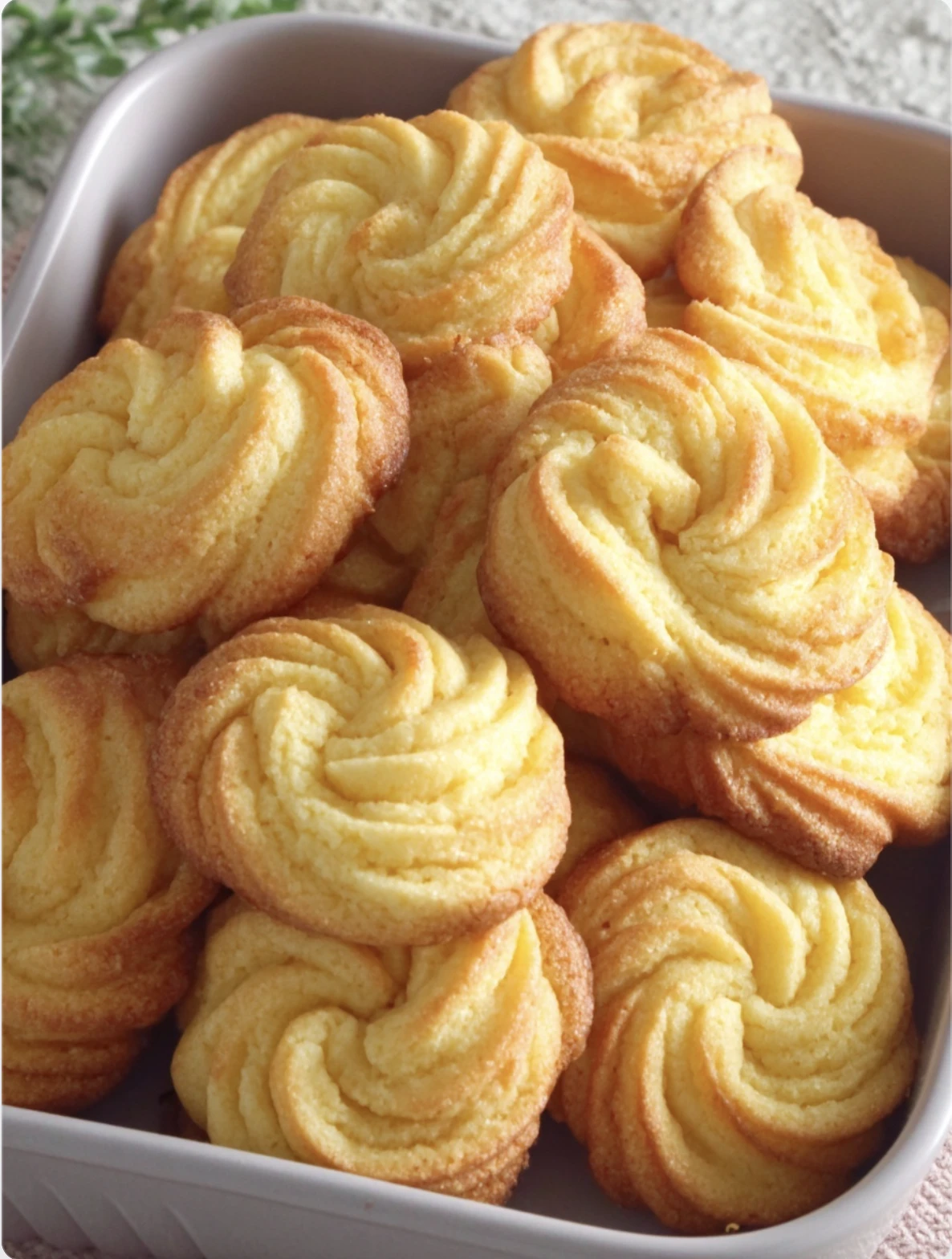 Nofuss 3ingredient Butter Cookies