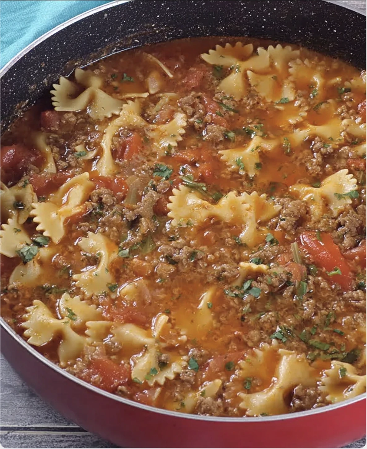 One Pot Lasagna Soup
