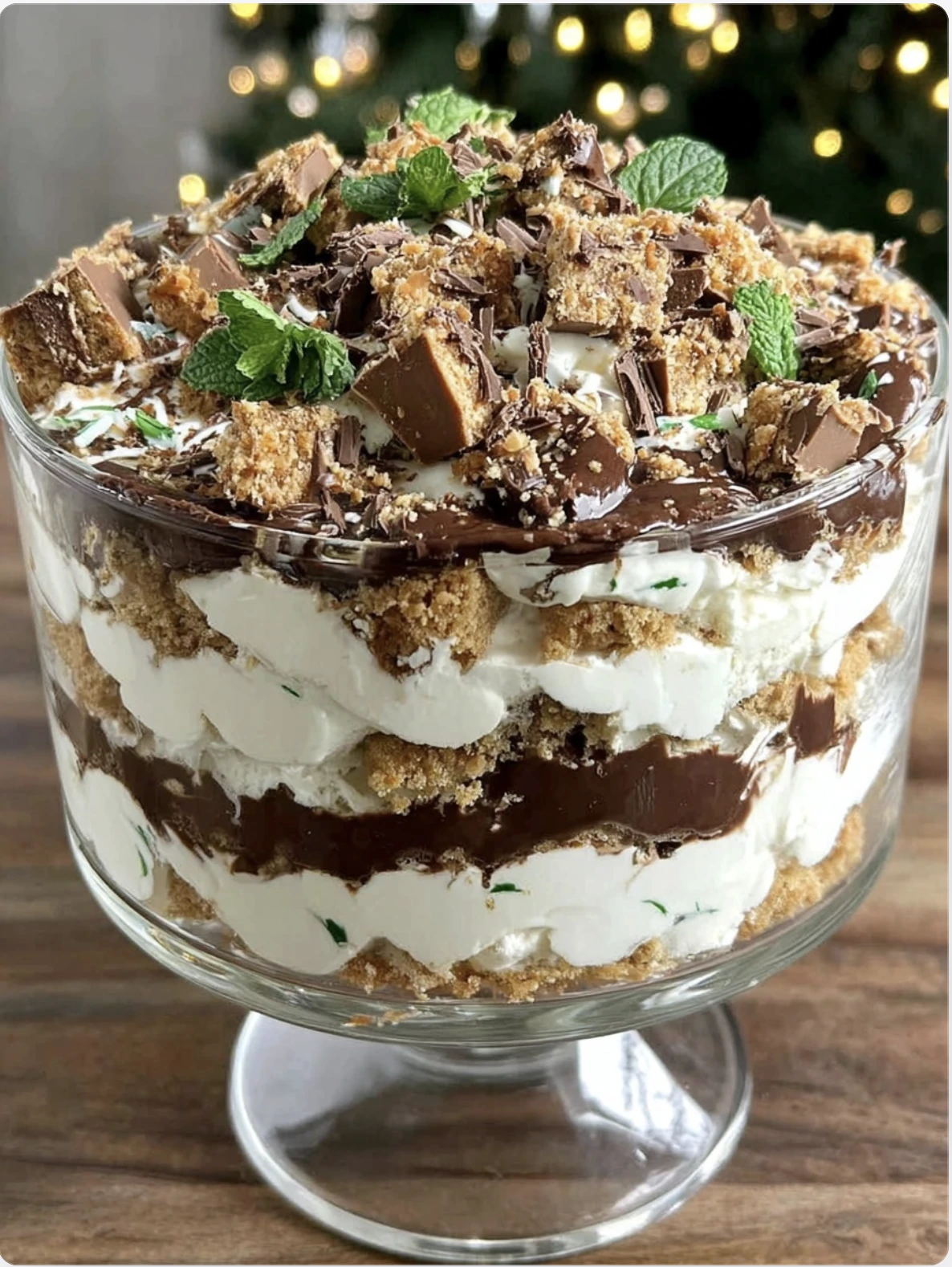 Peppermint Crisp Trifle Delight
