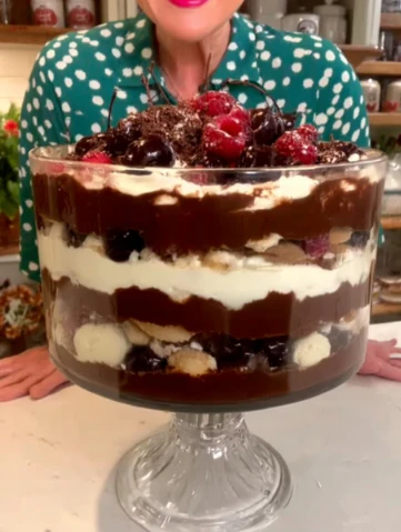 Rich Layered Chocolate Cheesecake Trifle
