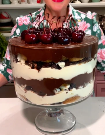 Rich Layered Chocolate Cheesecake Trifle