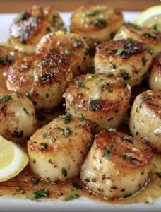 Seafood Dream: Lemon Garlic Butter Scallops