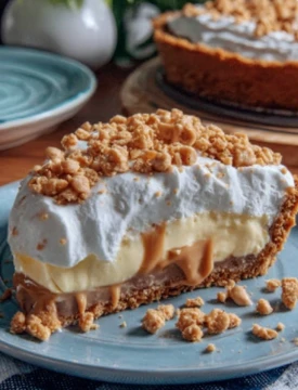 Silky Sweet Amish Peanut Butter Cream Pie