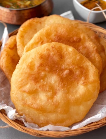 Soft Golden Traditional Indian Fry Bread