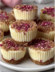 Strawberry Crunch Cheesecake Bites