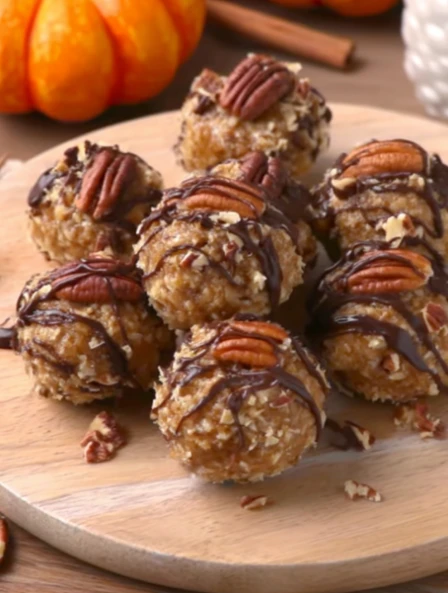 Sweet Nutty Pecan Pie Balls