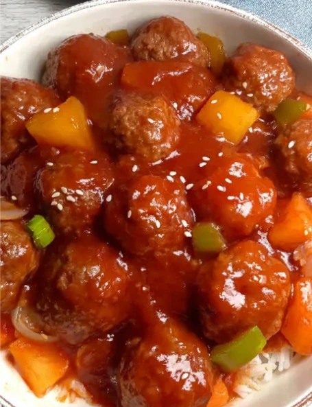 Sweet Sour Meatballs