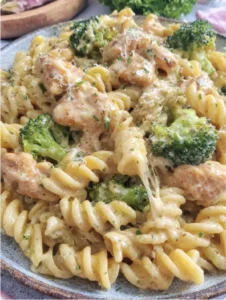 Ultimate Creamy Chicken Penne with Broccoli & Red Peppers