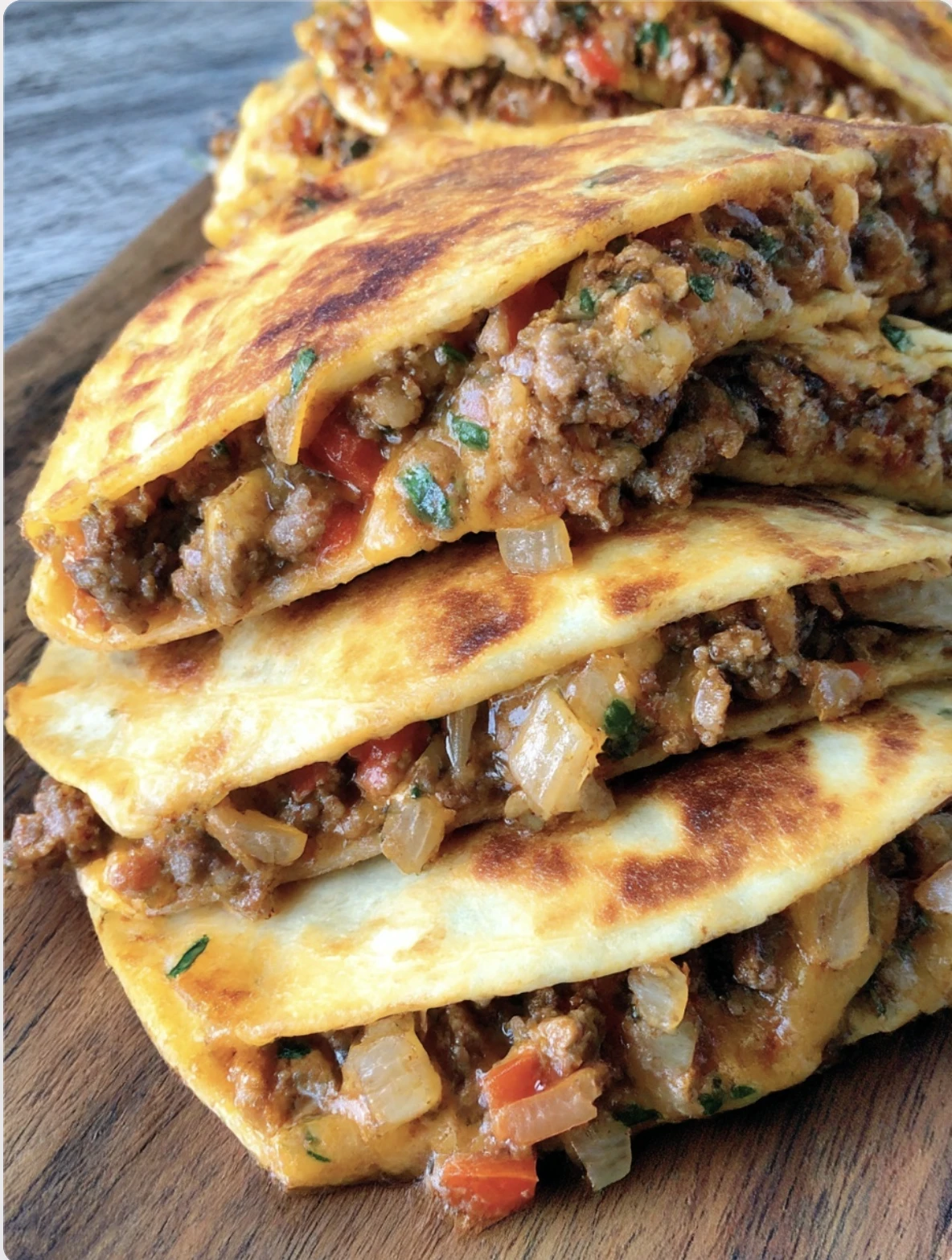 Ultimate Loaded Cheesy Taco Pockets