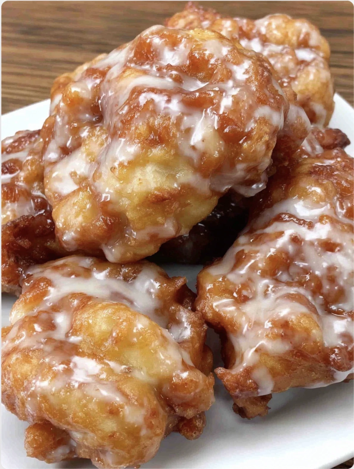 Warm Cozy Baked Apple Fritters