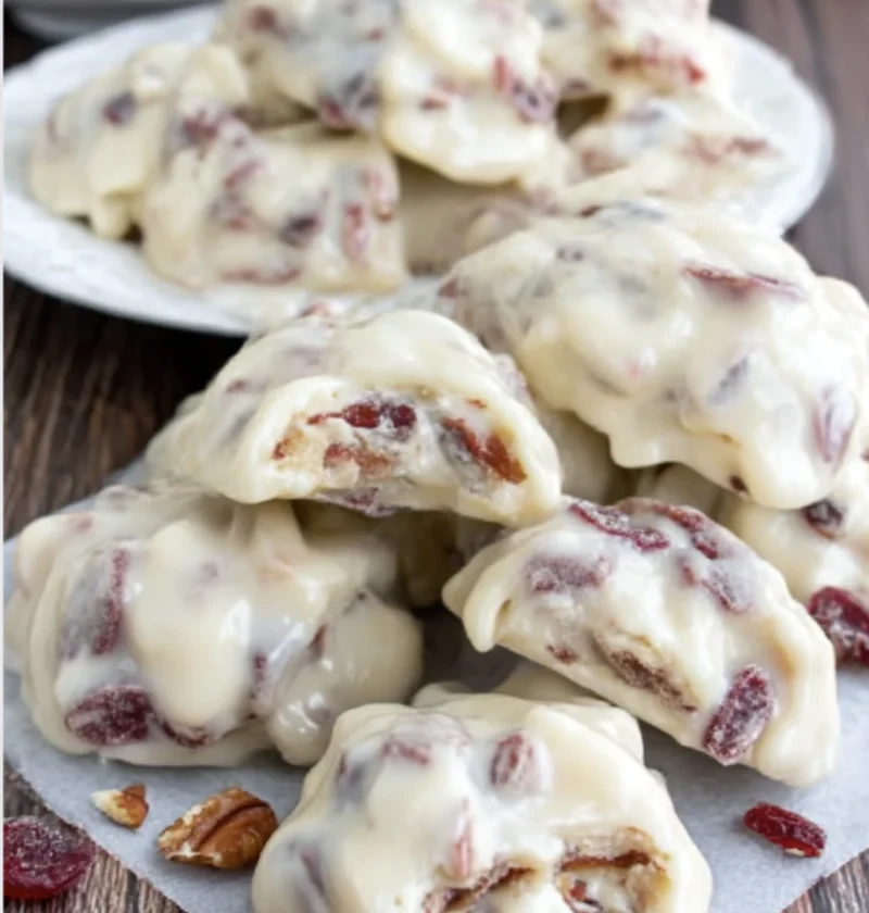 White Chocolate Cranberry Pecan Clusters