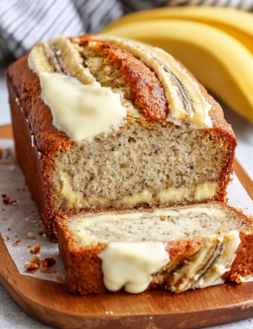 Yummy Banana Cream Cheese Bread