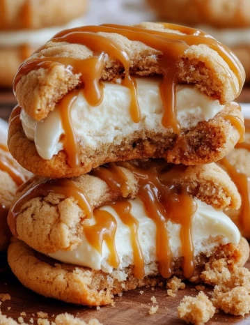 Yummy Caramel Cheesecake Cookies