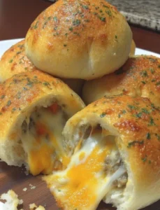 🧀🍞🤎 Yummy & Easy Cheesy Stuffed Bread Buns