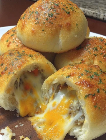 Yummy Cheesy Stuffed Bread Buns
