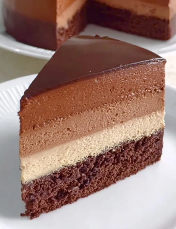 Yummy Chocolate Mousse Layer Cake