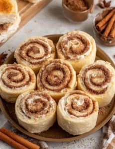 🥐  🤎✨🥐 Yummy & Easy Cinnamon Sugar Cream Cheese Rolls