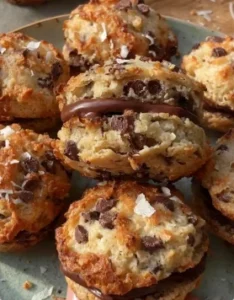 🥥🍫✨ Yummy & Easy Coconut Chocolate Chip Macarons