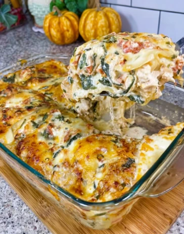 Yummy Crack Chicken Lasagna