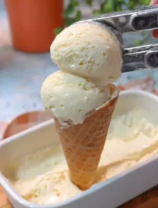 🤍🍦✨ Yummy & Easy Creamy No-Churn Vanilla Soft Ice Cream