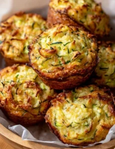 🧀🥔🥒🔥 Yummy & Easy Crispy Parmesan Zucchini Potato Muffins