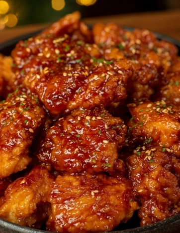 Yummy Crispy Honey Garlic Chicken