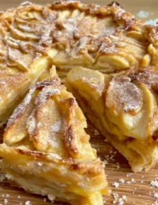 🍎🥧🤎 Yummy & Easy Flat Apple Pie – Rustic Twist