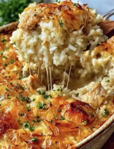 🤎🧅🍗🍚 Yummy & Easy French Onion Chicken Rice Casserole