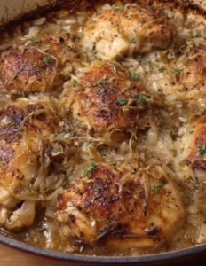 🤎🧅🍗🍚 Yummy & Easy French Onion Chicken Rice