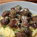 🥩🧀🥔 Yummy & Easy Crockpot Cheesesteak Potato Casserole