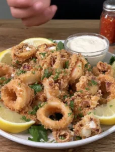 🍋🦑🌿 Yummy & Easy Grilled Lemon Herb Calamari