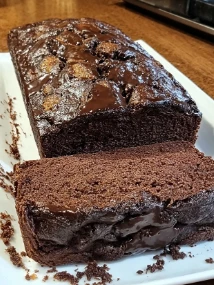 Yummy Hot Fudge Brownie Bread
