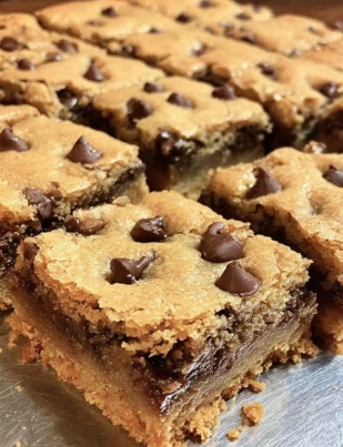 Yummy Lazy Chocolate Chip Cookie Bars