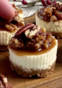 🤎🥧🧀 Yummy & Easy Mini Pecan Cheesecakes