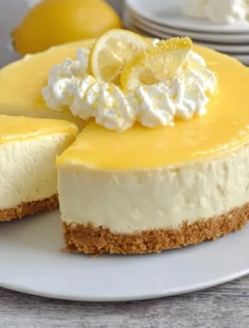 Yummy Moist Lemon Cheesecake