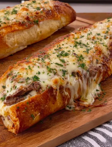 Yummy Mozzarella Cheesesteak Stromboli