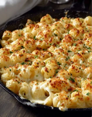 Yummy Onepan White Cheddar Mozzarella Pasta Delight